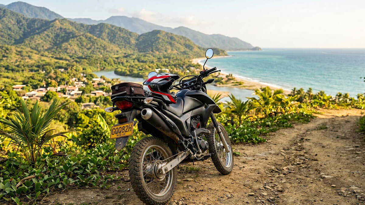Honda XR 190 disponible para alquilar en Santa Marta sin depósito