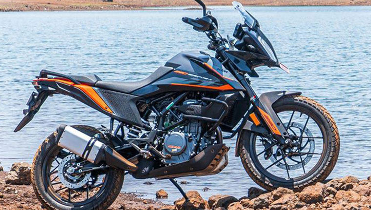 KTM 390 Adventure rental in Santa Marta Colombia