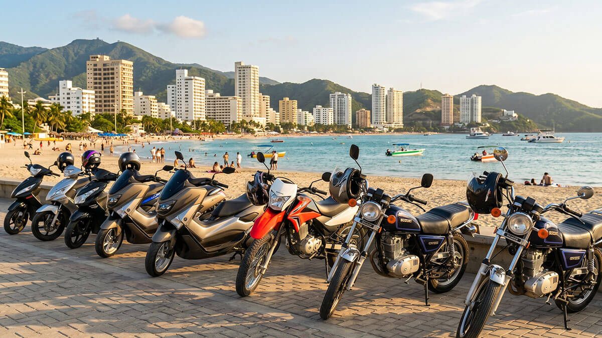 Alquiler de motos en Rodadero Santa Marta